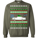 Coronet D500 1956 american car or truck like a  Ugly Christmas Sweater sweatshirt