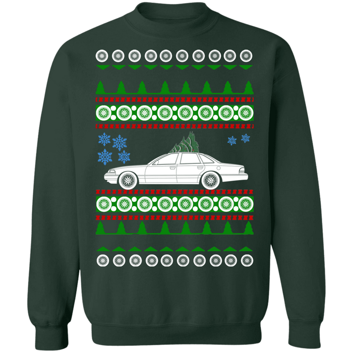 Car like 1st gen Ford Crown Victoria Ugly Christmas Sweater Sweatshirt