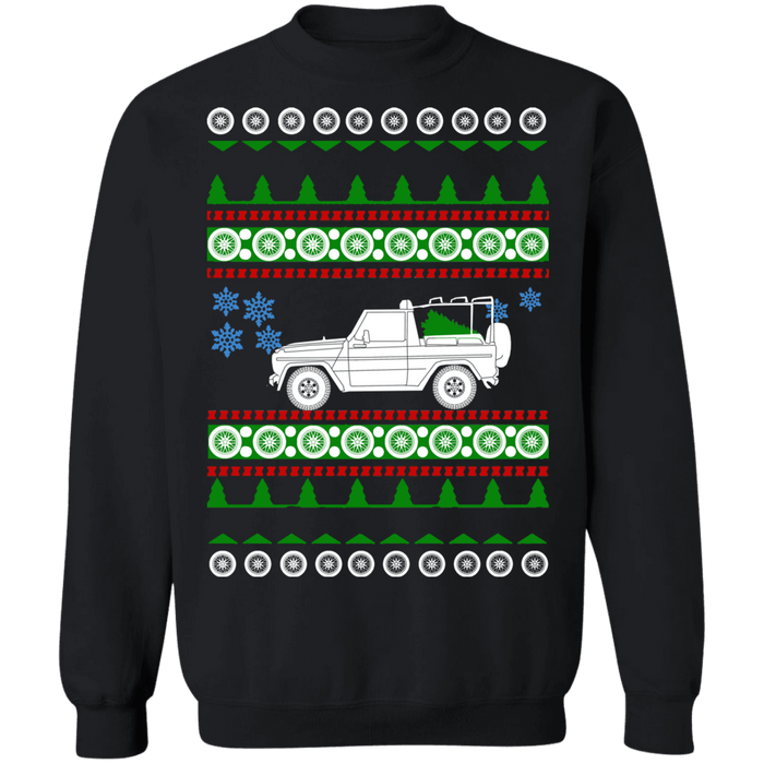 German SUV Mercedes 240GD Ugly Christmas Sweater sweatshirt