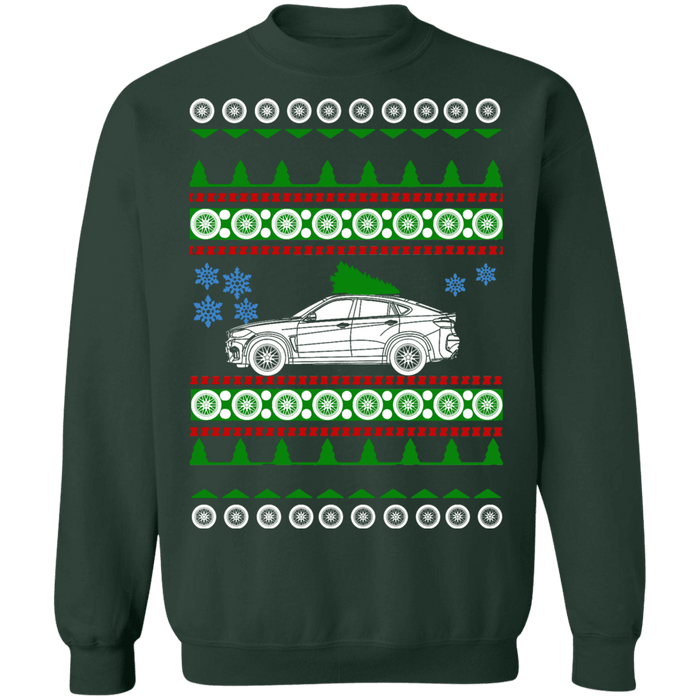 German SUV Ugly Christmas Sweater BMW X6M sweatshirt