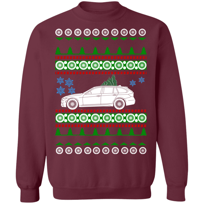 BMW 328D F31 Ugly Christmas Sweater