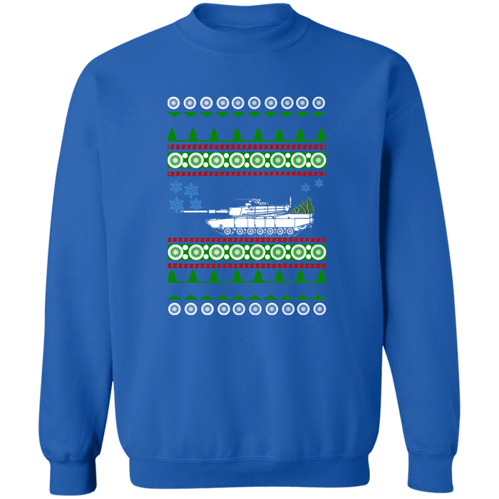 M-1 Abrams Tank M1 Ugly Christmas Sweater Sweatshirt