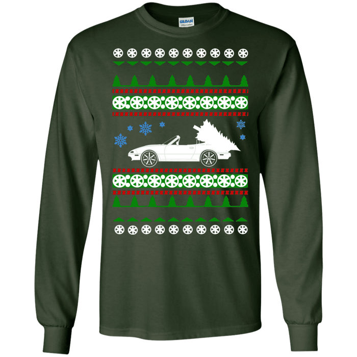 Mazda Miata Ugly Christmas Sweater long sleeve t-shirt sweatshirt