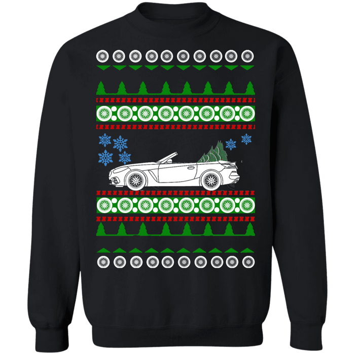 German Car BMW Z4 2019 Ugly Christmas Sweater Sweatshirt