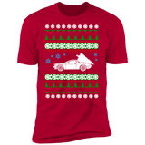 car like a Dodge Challenger hellcat ugly christmas sweater t-shirt