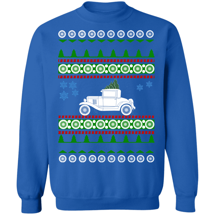 1930 Chevy Coupe Ugly Christmas Sweater