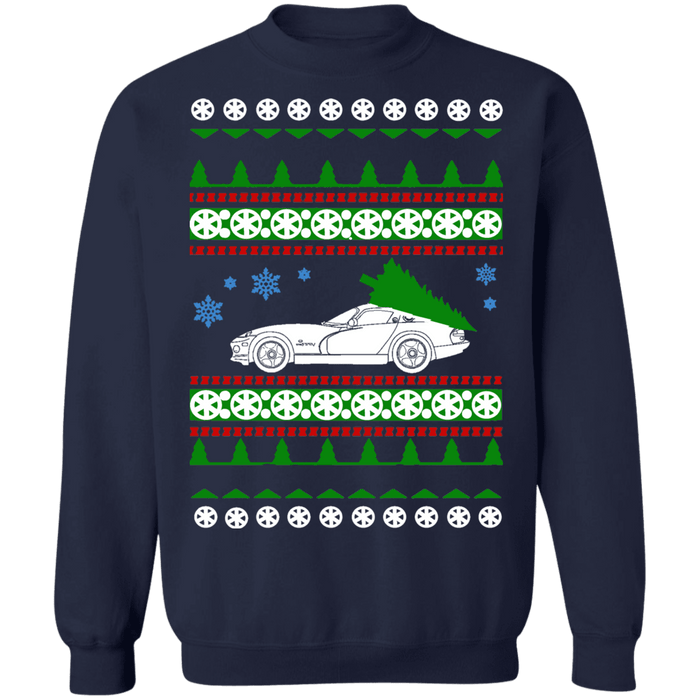 Viper 2nd Generation Ugly Christmas Sweater Sweatshirt Green Tree sweatshirt