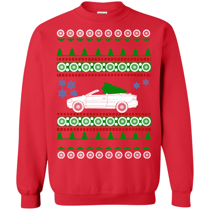 Swedish Car like a  C70 Convertible Ugly Christmas Sweater sweatshirt