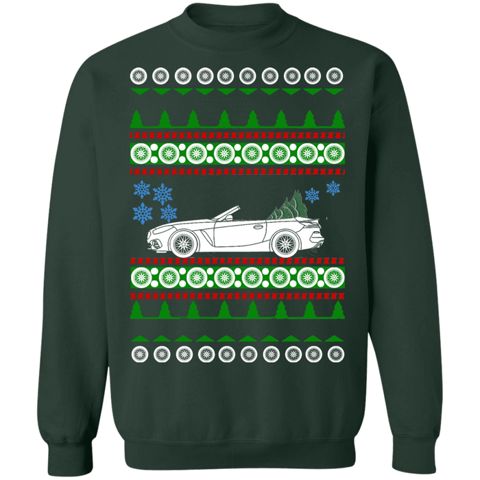 German Car BMW Z4 2019 Ugly Christmas Sweater Sweatshirt