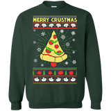 Pizza Lovers Ugly Christmas Sweater Merry Crustmas sweatshirt