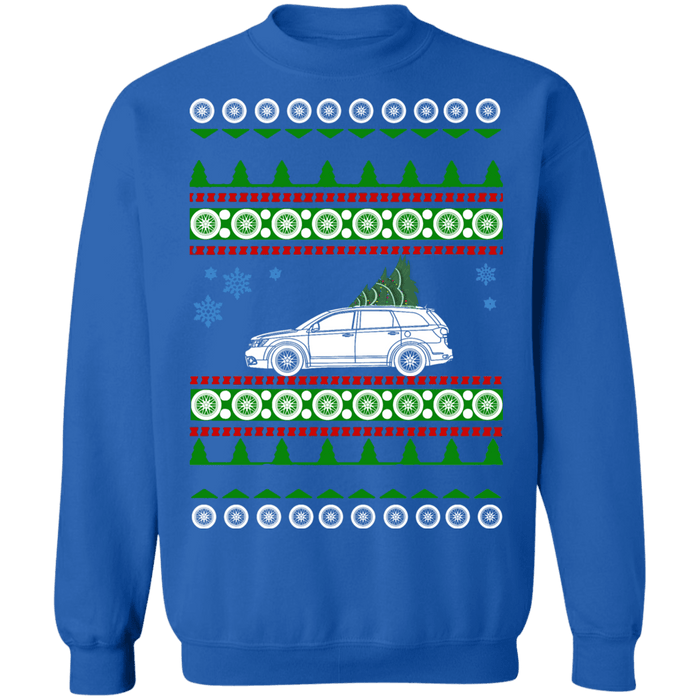 american car or truck like a  Journey Ugly Christmas Sweater sweatshirt