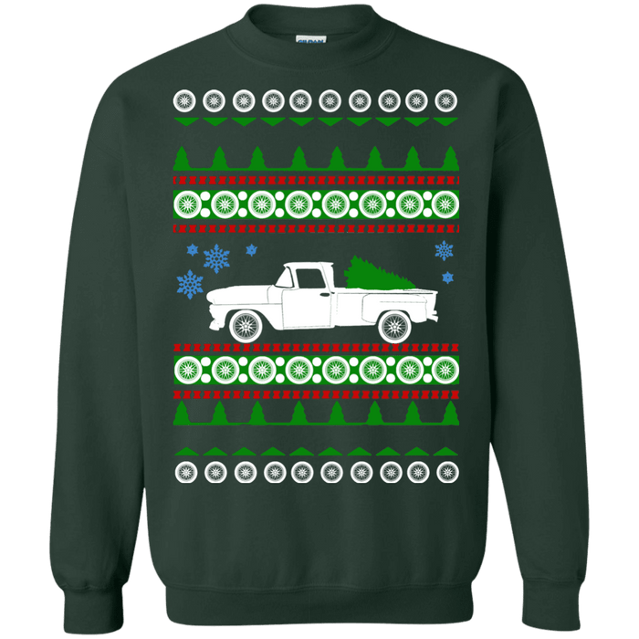 Chevy C10 Stepside Truck 1969 Ugly Christmas Sweater sweatshirt