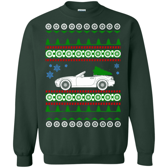 Mazda miata NC 2010 ugly christmas sweater sweatshirt