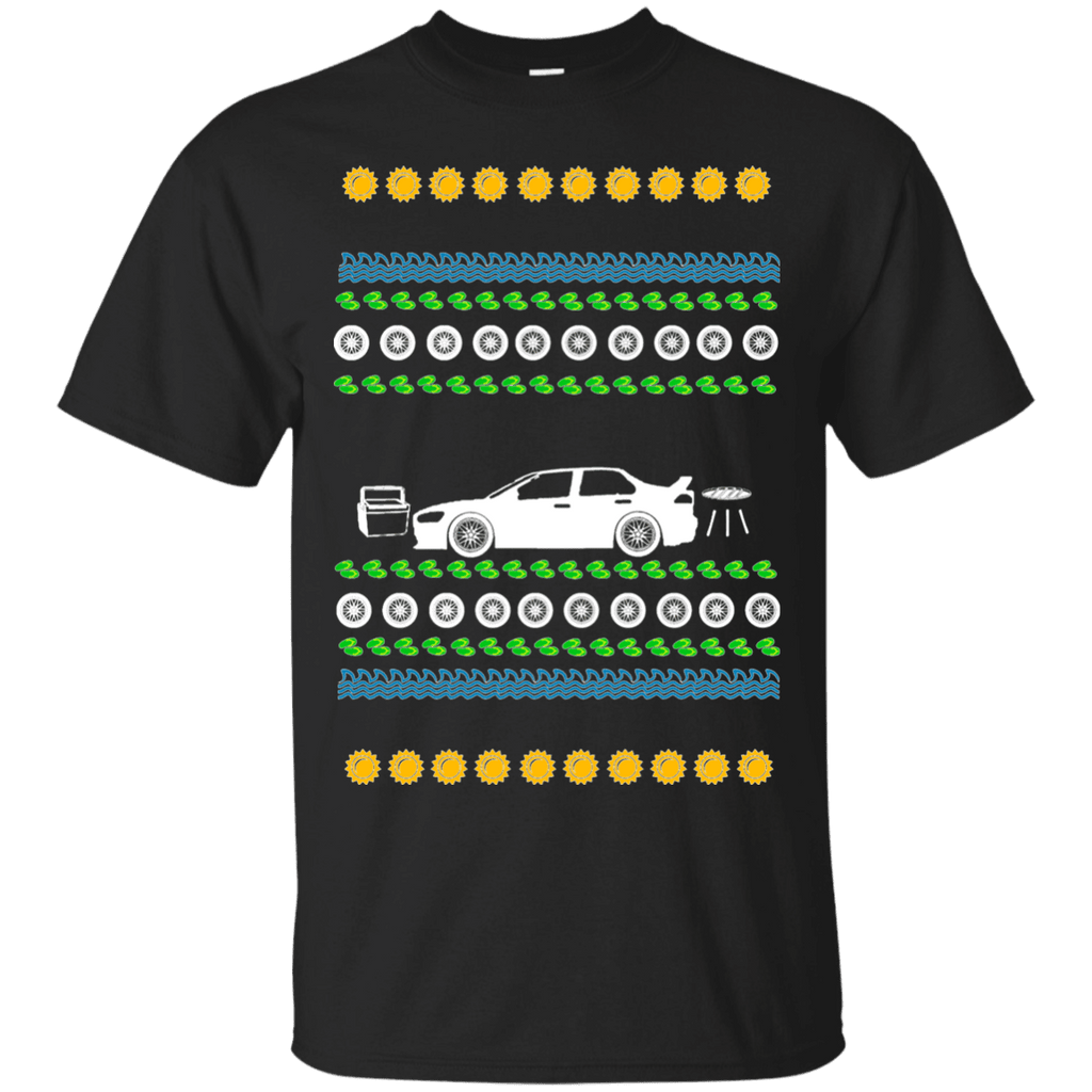 Mitsubishi Lancer Evo X Ugly Summer "Christmas" t-shirt
