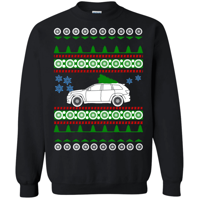 off road american vehicle Grand Cherokee Trackhawk Ugly Christmas Sweater sweatshirt