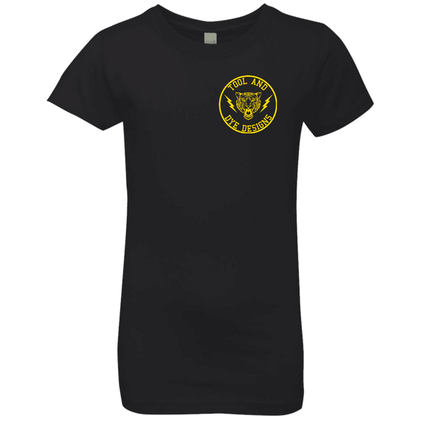 Tiger's Head Vintage Gas Station Logo Tool and Dye girls t-shirt