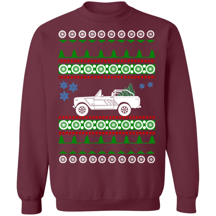 1979 International Harvester Scout 2 ugly christmas sweater