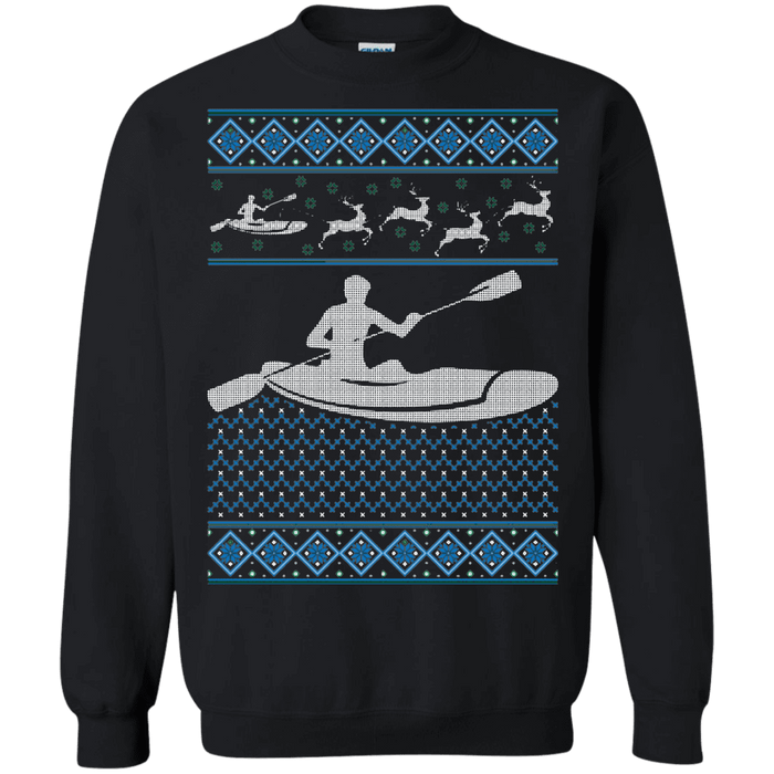 Kayaking Ugly Christmas Sweater sweatshirt