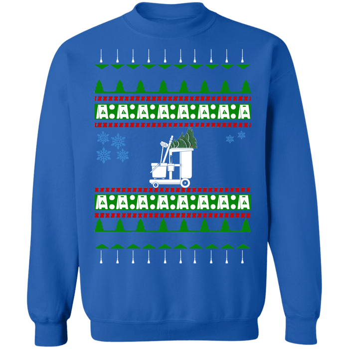 Janitor Housekeeper Ugly Christmas Sweater Sweatshirt