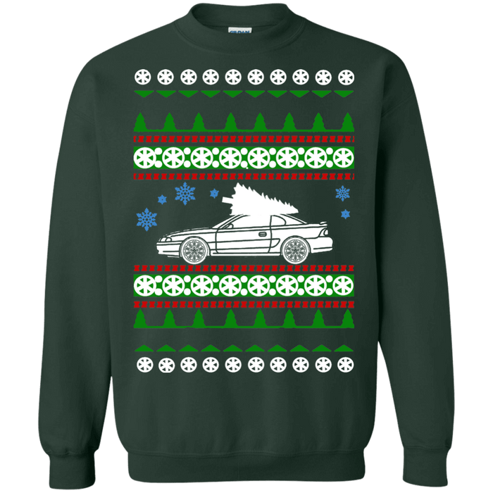 mustang ugly christmas sweater