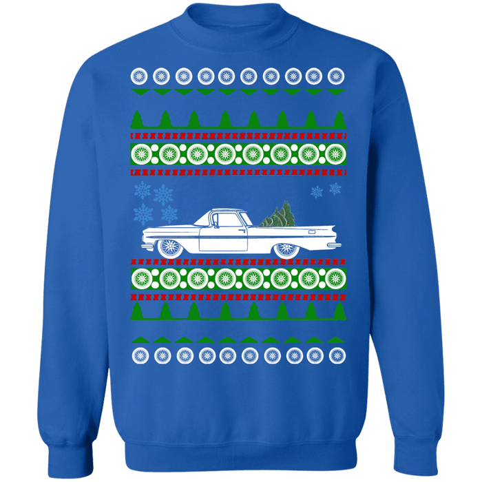 Chevy El Camino 1st gen Ugly Christmas Sweater 1959