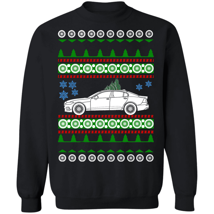 Car like 3rd gen Swedish Car like a  S60 Ugly christmas sweater