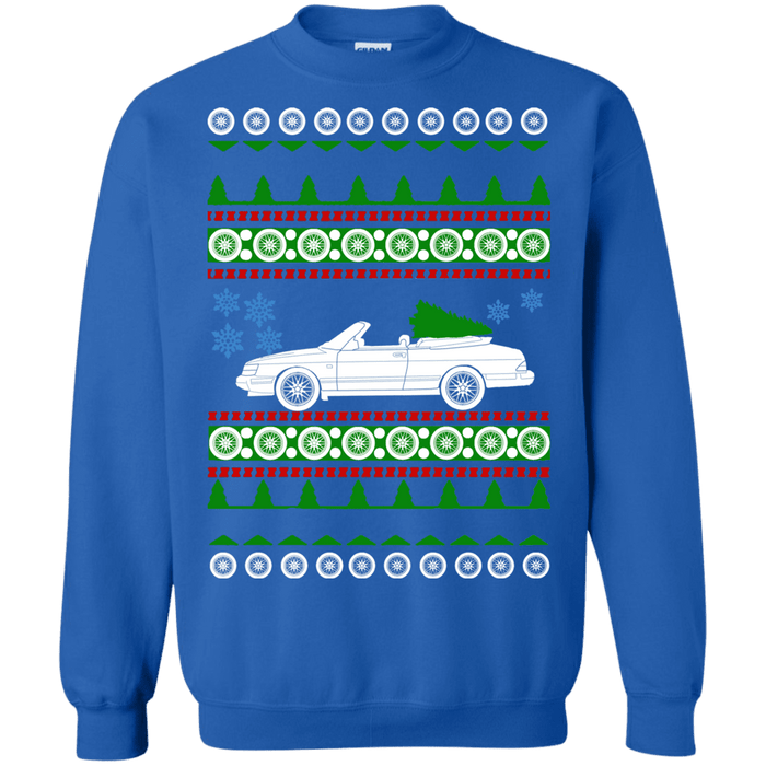 Saab 900 Convertible Ugly Christmas Sweater sweatshirt