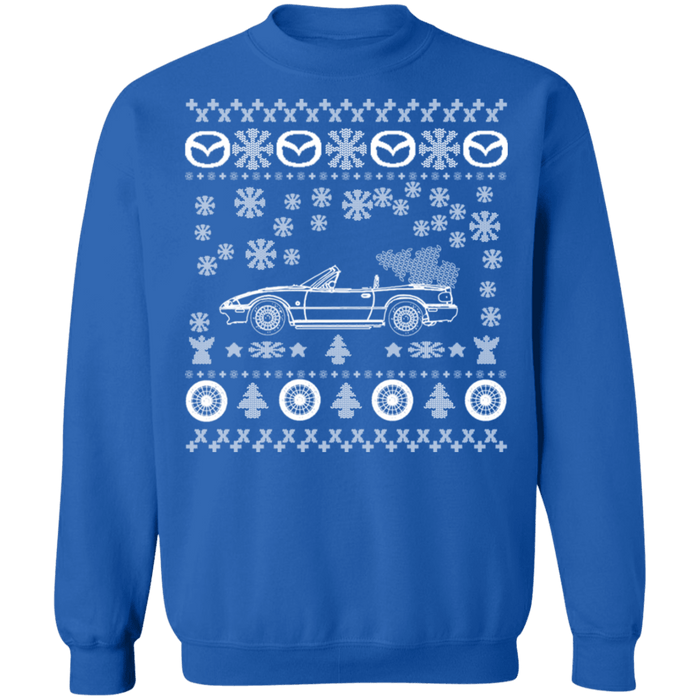 Mazda Miata NA ugly christmas sweater V2 new style