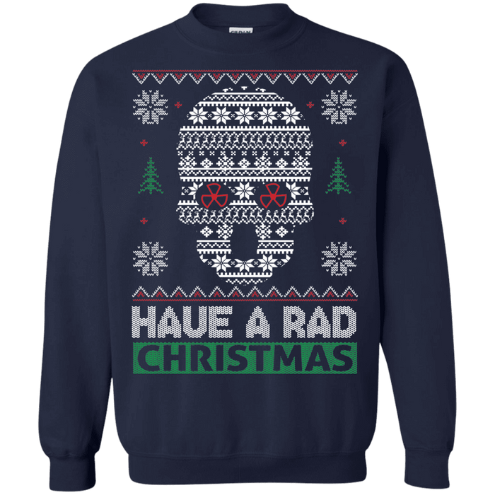 X-ray Technician Skull RAD Ugly Christmas Sweater sweatshirt