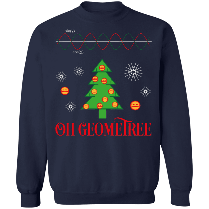 Geometry Math Oh Geometry Funny Ugly Christmas Sweater sweatshirt