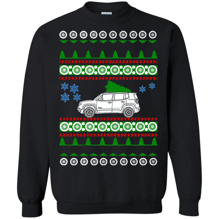 off road american vehicle Renegade 2016 Ugly Christmas Sweater sweatshirt