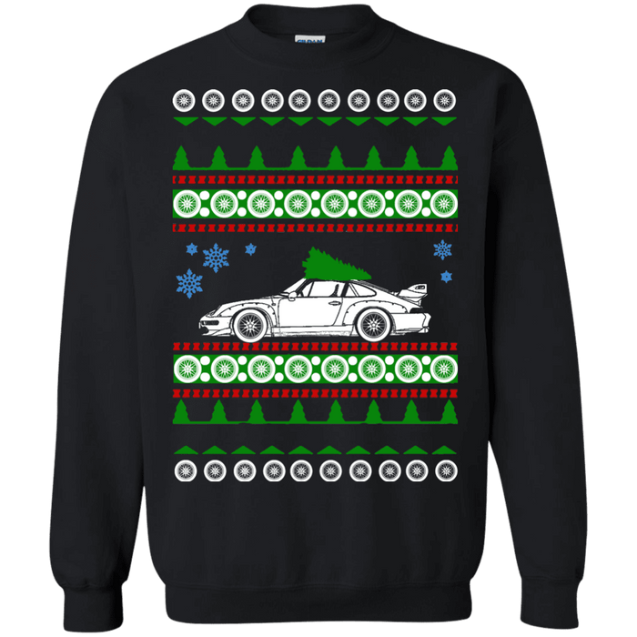 german car similar to a  993 Ugly Christmas Sweater sweatshirt