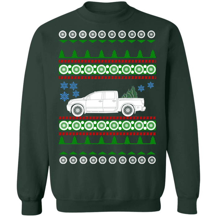 truck 2014 Nissan Titan Ugly christmas sweater sweatshirt