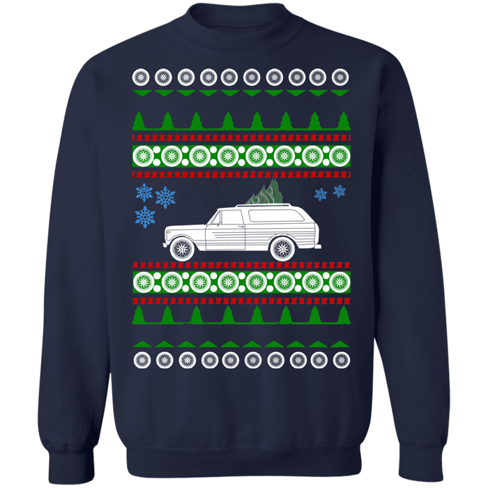 1979 International Harvester Scout Traveler 2 ugly christmas sweater