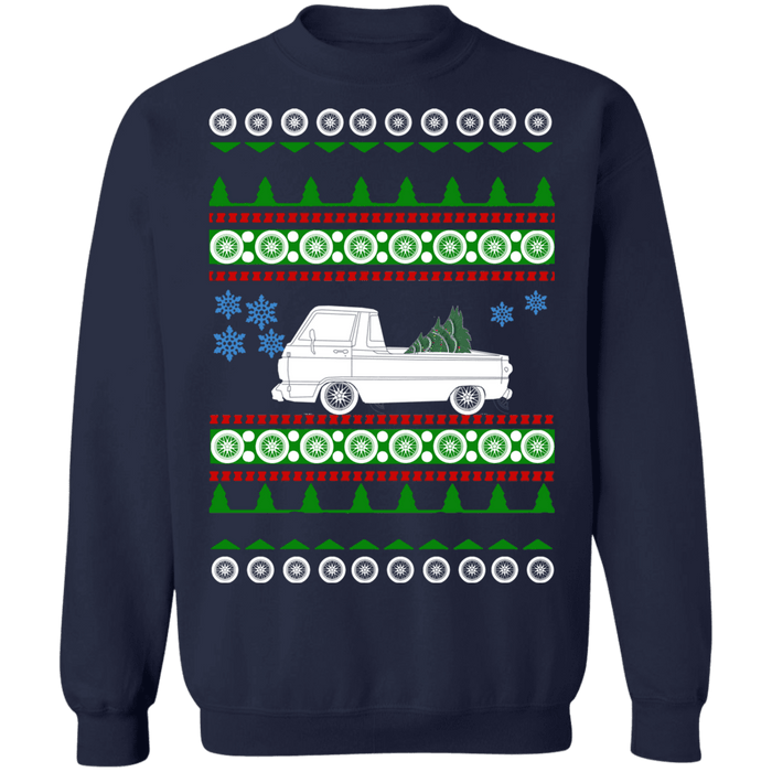 Truck like 1969 american car or truck like a  A100 Ugly Christmas Sweater Sweatshirt