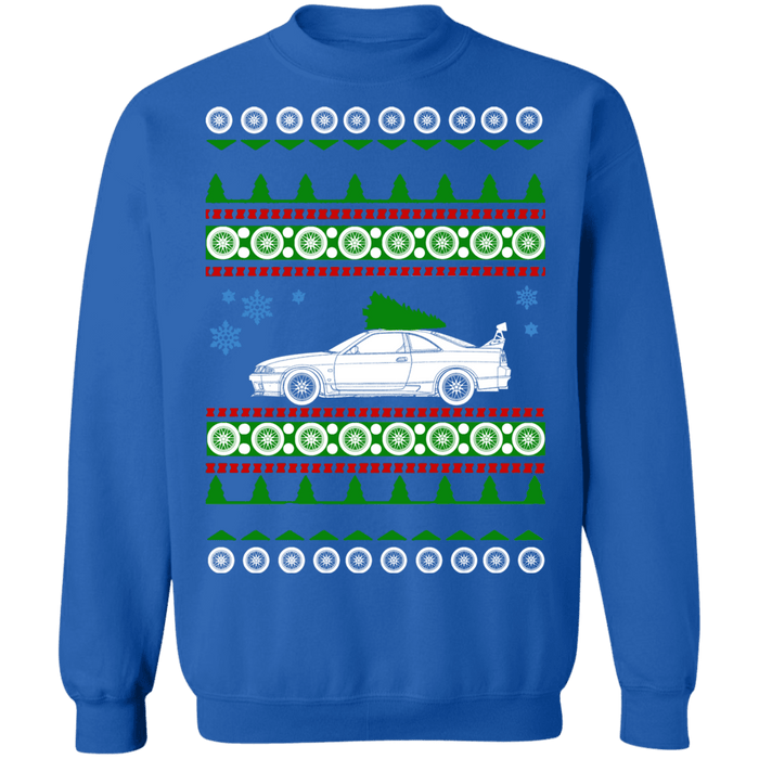 JDM Nissan GTR R33 Ugly Christmas Sweater Sweatshirt sweatshirt