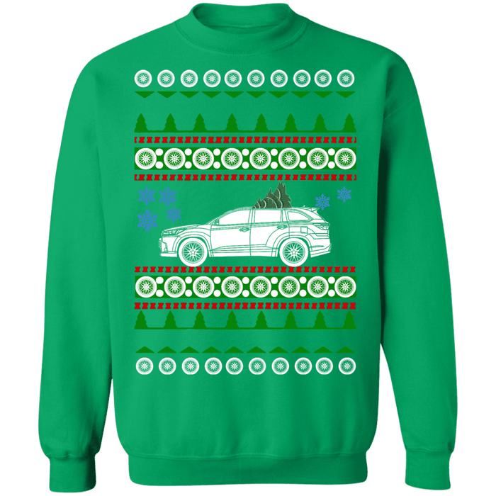 Toyota Highlander 3rd generation ugly christmas sweater sweatshirt 2014