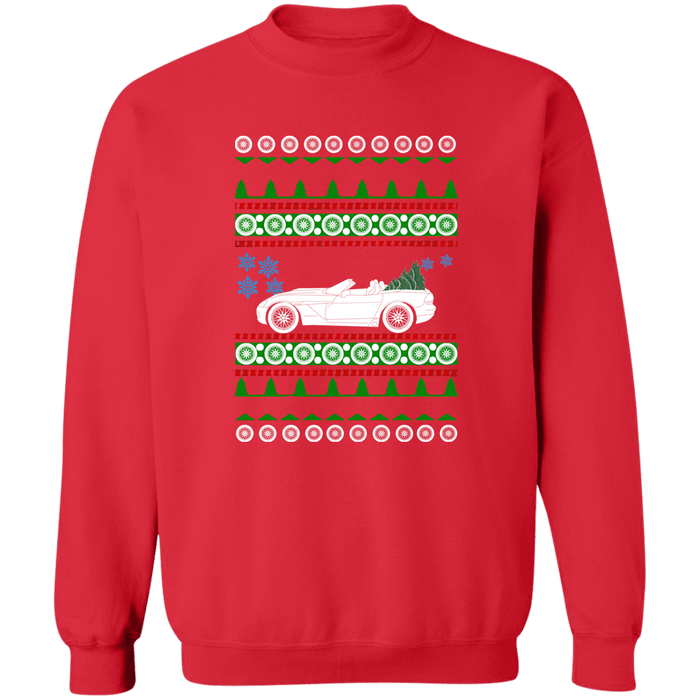 Car like a Viper 3rd gen convertible  Ugly Christmas Sweater Sweatshirt