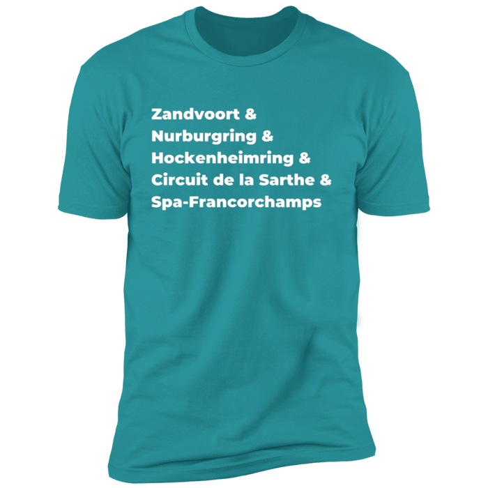 European Race Tracks shirt