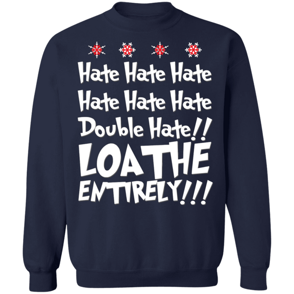 The Grinch Hates you ugly christmas sweater sweatshirt