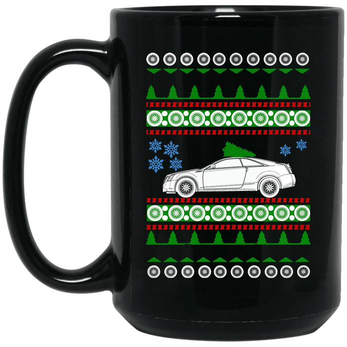 CTS-V 2 Door Coupe Ugly Christmas Mug