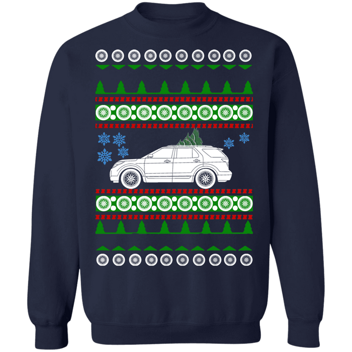 Ford Explorer 5th gen ugly christmas sweater