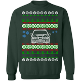Japanese Car WRX STI Hawkeye front view ugly christmas sweater