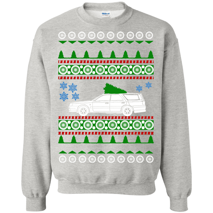 Nissan Stagea R34 Green tree ugly christmas Sweater sweatshirt