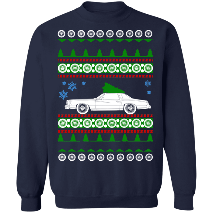 Hot Rod 1976 Monte Carlo Chevy Ugly Christmas Sweater sweatshirt