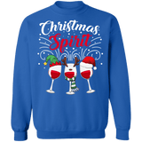 Christmas Spirit Wine Ugly Sweater sweatshirt