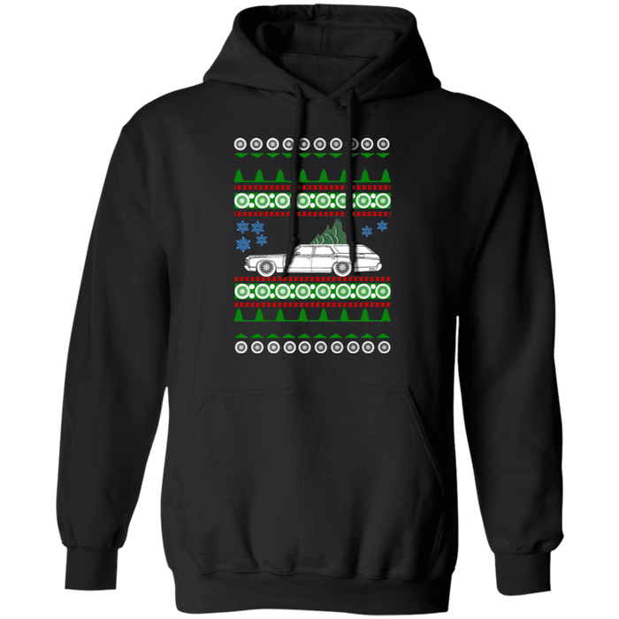 Chevy Kingswood Wagon Hoodie ugly christmas sweater