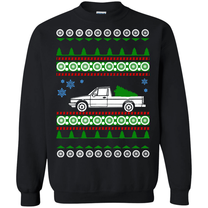 German Car like Rabbit Truck caddy ulgy christmas Sweater sweatshirt