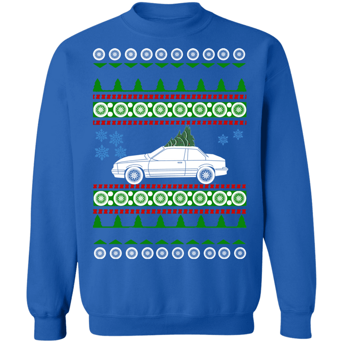 Chevy Cavalier Z24 ugly Christmas sweater 1983