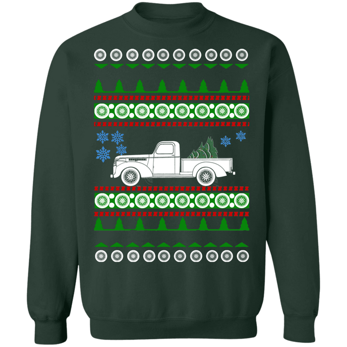 Chevy Truck 1940 Ugly Christmas Sweater